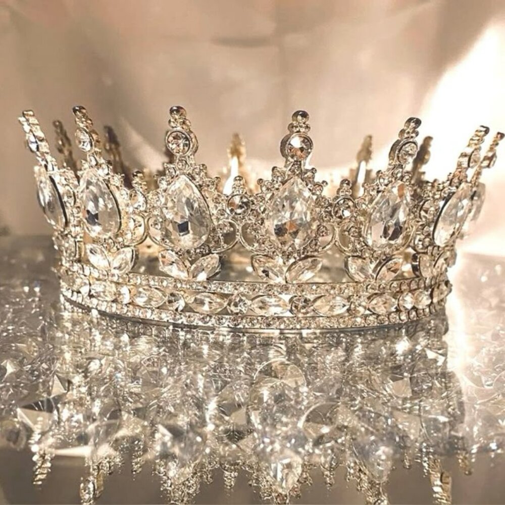 Bridal Tiara Headpiece Royal Queen Crowns